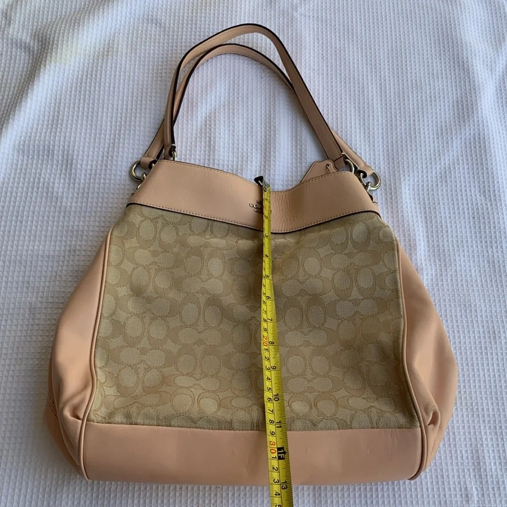 Coach signature satchel bag